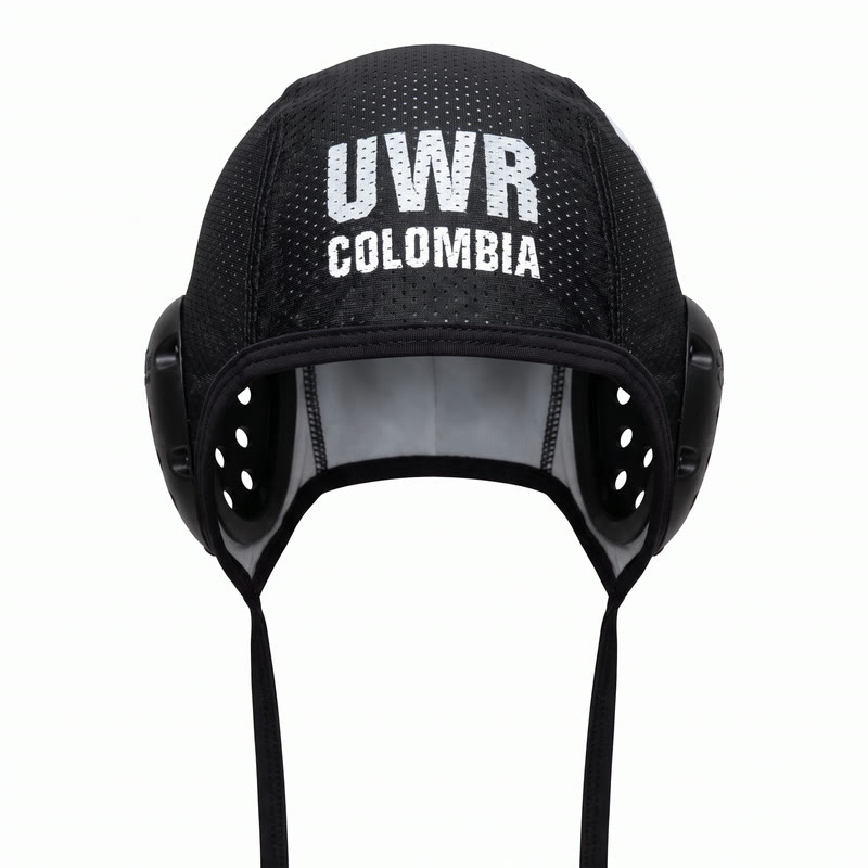 Gorro negro UWR Colombia vista frontal
